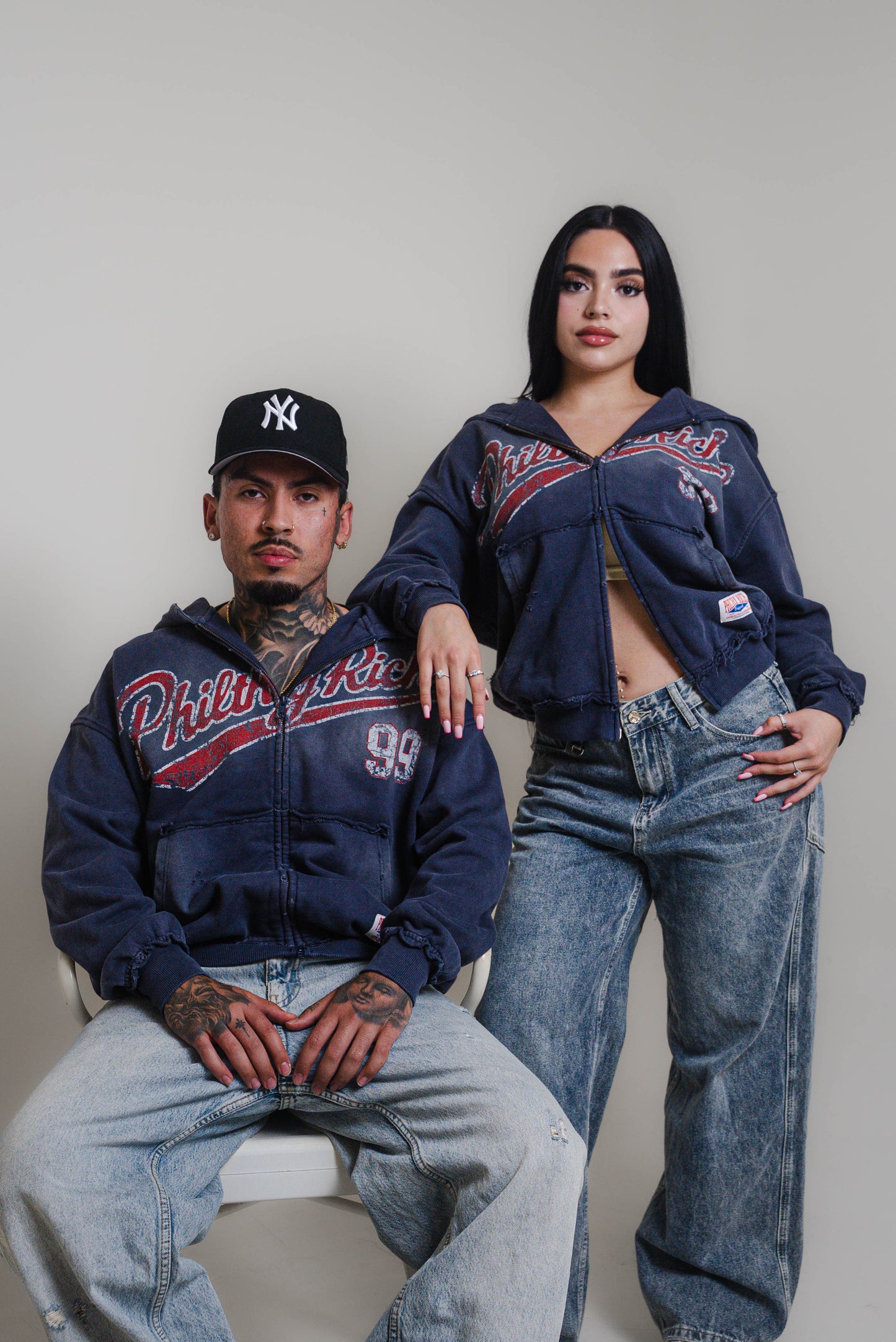 PhilthyRich Hoodie - Blue