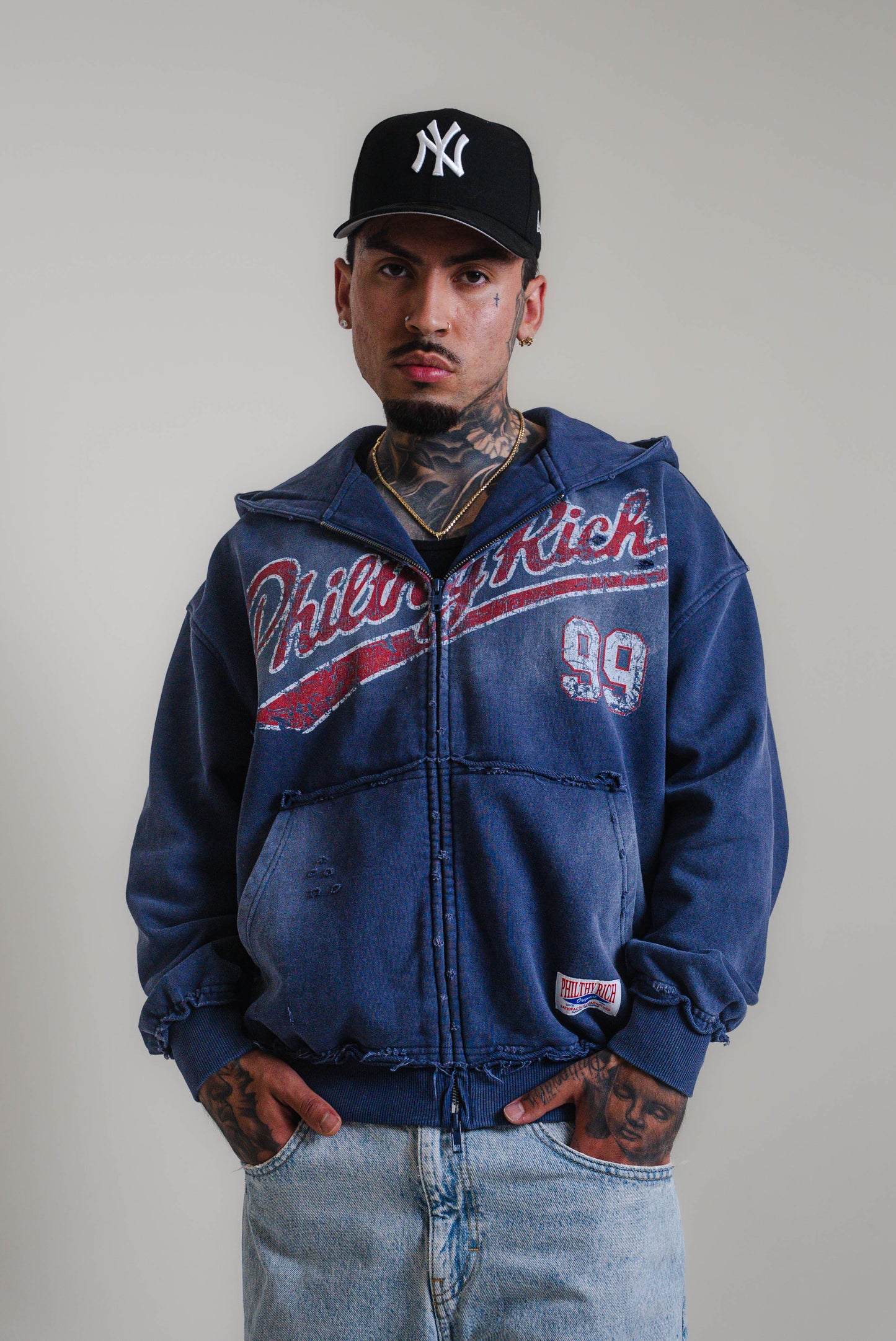PhilthyRich Hoodie - Blue