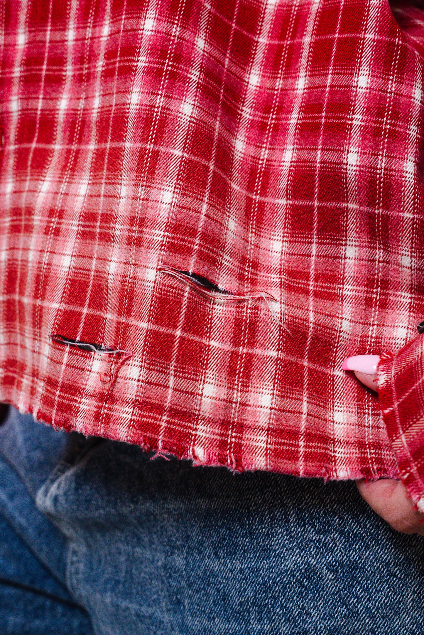 PhilthyRich Flannel - Red
