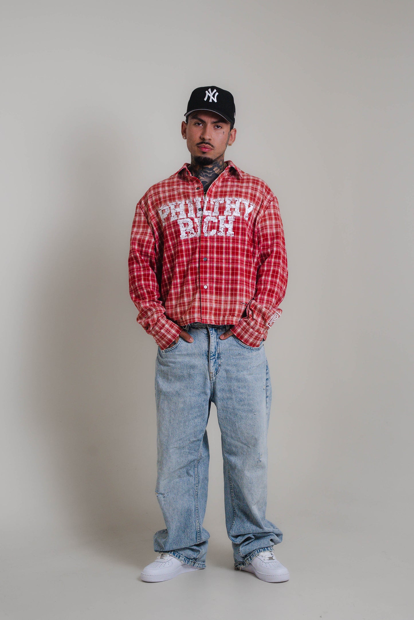PhilthyRich Flannel - Red