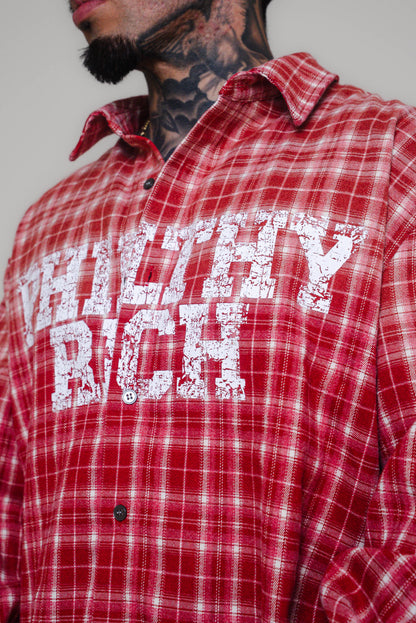 PhilthyRich Flannel - Red