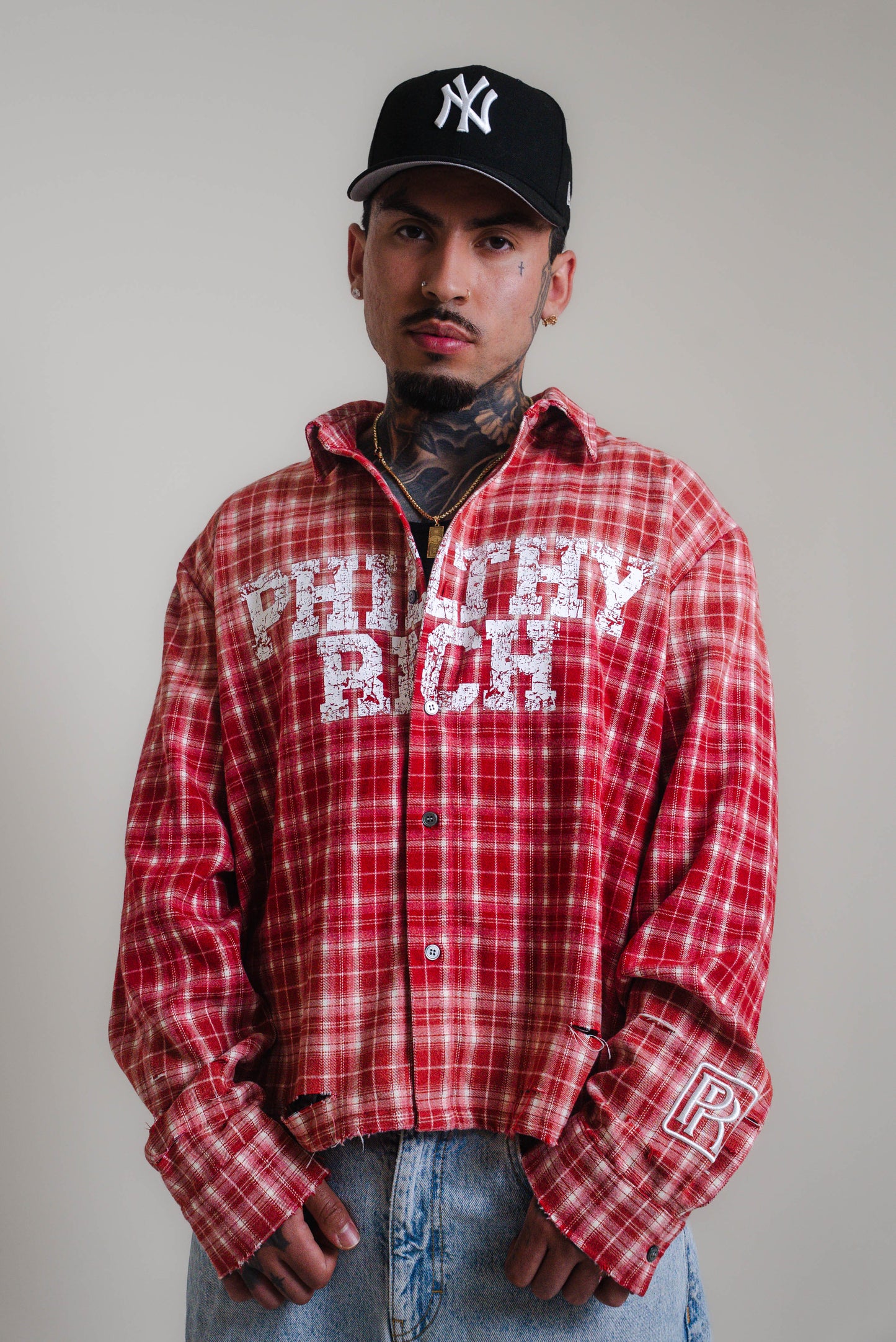 PhilthyRich Flannel - Red