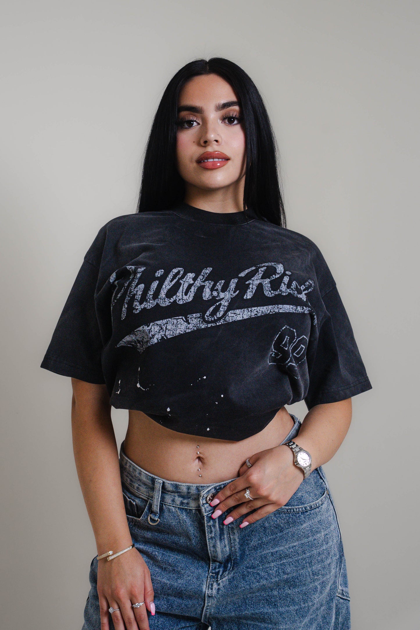 PhilthyRich Tee - Black