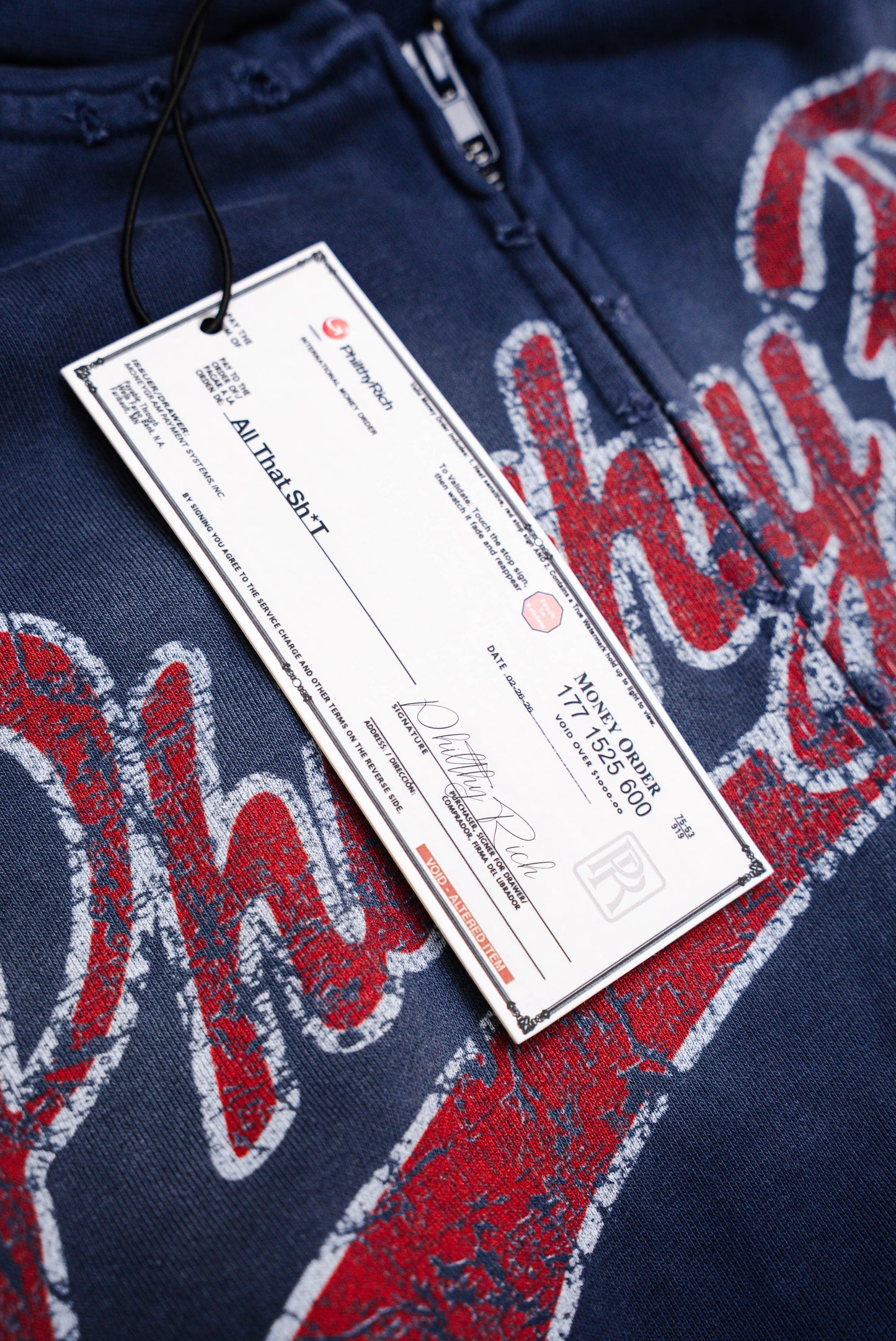 PhilthyRich Hoodie - Blue